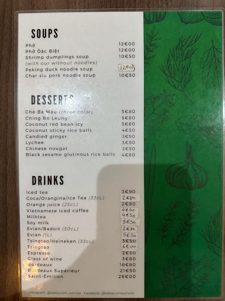 Pan Viet - Menu Image 4
